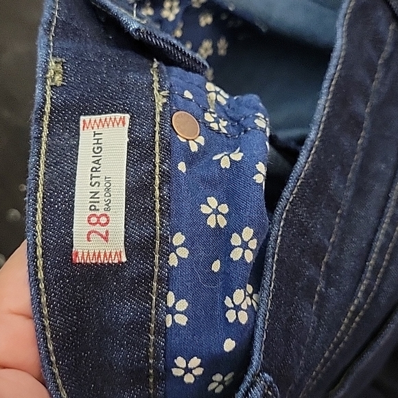 LANDS END Canvas 28 Pin Straight Jean - Picture 10 of 12